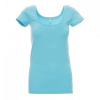 PAYPER FLORIDA 0001280041 / Dámske tričko s hranatým výstrihom - atoll blue XL