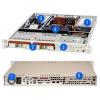 SUPERMICRO 1U chassis 2x 3,5 HS SAS/SATA, bez zdroje