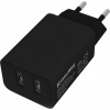 COLORWAY 2x USB/ síťová nabíječka/ 10W/ 100V-240V/ Černá CW-CHS015-BK