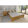 Posteľ z masívu Union 120x200 cm jelša + rošt ZADARMO