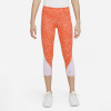 Detské Legíny NIKE G NK DF ONE CAPRI ANML AOP DO7125-817 – Oranžová