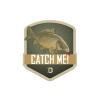 Rybářská samolepka Delphin CatchME! 9x8cm Samolepka sumec