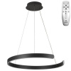 NEDES J4326/B Závesné LED svietidlo 70W, 3000K-6500K, 4800lm, IP20, diaľkový ovládač, stmievanie, čierna