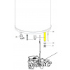 ARISTON Magnéziová anoda D:21,3; L:390; M5-M8 pro plynové bojlery