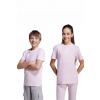 Detské bavlnené tričko adidas ružová farba, s nášivkou, JW0004 164
