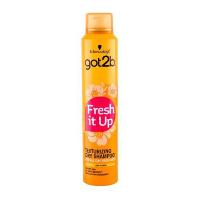 Schwarzkopf Got2b Fresh It Up Texturizing texturizačný suchý šampón s kvetinovou vôňou 200 ml pre ženy
