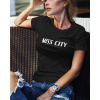 Dámske tričko MISS CITY ČIERNE M Čierna