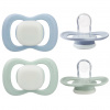 B.box Cumlík fyziologický silikón 0-6m 2ks Varianta: Glow Sky / Sage