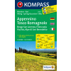 KOMPASS 2453 Appennino Tosco Romagnolo 1:50t turistická mapa (oblasť Ligúria, Toskánsko, Abruzzo - Taliansko)