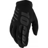 Rukavice 100 % Brisker Womens čierne L