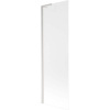 Mexen Next L, 1-krídlová vaňová zástena 60 x 150 cm, 6mm sklo námraza, 6mm číre sklo, profil brúsená oceľ, 895-060-000-03-30-97