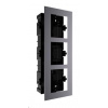 HIKVISION DS-KD-ACF3, rámeček pro modulární interkom, pro 3 moduly, zápustná montáž