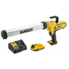 DeWalt DCE580D1 18V výtlačná pistole 600 ml, 1 x 2,0 Ah, kufr