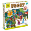 LUDATTICA Pinocchio drevené puzzle s príbehom, 24 dielikov