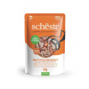 SCHESIR Jelly Adult Tuniak a kura s krevetami v želé pre mačky 85 g