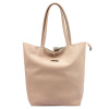 Dámska kožená kabelka MiaMore 01-014 Z DOLLARO shopperbag vo farbe dirty rose
