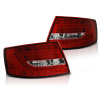 AUDI A6 C6 SEDAN 04-08 - zadné LED svetlá červeno biela 7-pin LED BAR