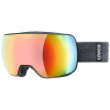 uvex compact FM black mat dl/rainbow