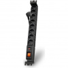 Acar S8 FA Rack 3m kabel, 8 zásuvek, přepěťová ochrana, do racku, černá ppacars8-3rack