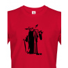 Pánske tričko Star Wars Majster Yoda, Barva Červená, Velikost M Bezvatriko.cz 0403