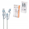 Kábel Automax USB typ C - USB typ C 1 m sivý