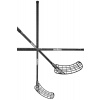Zone floorball ZUPER AIR Superlight 26 PC NAKEDCARBON black/silver čierna, Ľavá (ľavá ruka dole), 96cm (=106cm)