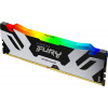 Kingston FURY Renegade /DDR5/16GB/6400MHz/ CL32/1x16GB/RGB/Black/Silv KF564C32RSA-16