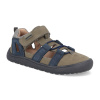 Barefoot dětské sandály Protetika - Kendy khaki zelené