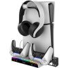 iPega P5S011 Stojan na Stenu pre PS5/PS5 Slim/PS5 Pro s nabíjačkou pre DualSense PG-P5S011