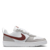 Nike Court Borough Low 2 SE Big Kids' Shoes White/Glitter 4 (36.5)