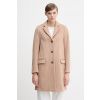 Kabát s prímesou vlny United Colors of Benetton 2V0PDN062 béžová 36