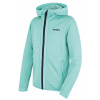Detská mikina s kapucňou Husky Artic Zips K turquoise/black blue, 122