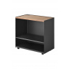Nábytok s kolieskami Yamazaki Tower 60.3 x 35.3 x 59 cm 1425. čierna ONE SIZE