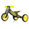 Detské multifunkčné odrážadlo bicykel 2v1 Milly Mally JAKE Army Multicolor