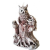 Poľovnícka dekoračná sviečka – Sovie rodinka
