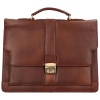Pánska kožená aktovka koňakovohnedá - Tomas Cerlos koňak