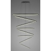 Altavola Design Ledowe Okręgi závesné svietidlo x546 W čierna LA088/P_230_in_3k_black