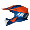 Ufo prilba Moto Intrepid oranžová modrá Cross Enduro XL