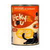 Výhodné balenie Lucky Lou Adult 24 x 400 g - hydinové