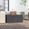 vidaXL Záhradný box sivý 101x50,5x46,5 cm masívna borovica