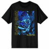 Tričko Fear Of The Dark Blue Tone Eddie Vertical Logo Iron Maiden XL