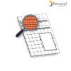 MFV-NK Sada nosnej konštrukcie FV panelov KENO/ RENUSOL VarioSole+ 1xFVP ŠS K-TŠ (Príslušenstvo FV panelov na mieru, Typ: Hliníková/Nerez nosná konštrukcia, Určenie: Vertikálne umiestnenie FV panelov