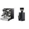 Rocket Espresso Appartamento TCA, black/black + Eureka Mignon Zero 55s, BL black