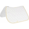 Dečka podsedlová Derby, všestranná, white/gold/white Velikost: FULL