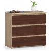 Nočný stolík CL3 3SZ CLP dub sonoma / wenge