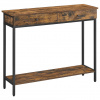 Boxxx KONZOLOVÝ STOLÍK, hnedá, čierna, 100/30/80 cm - Stolíky do obývačky - 002543013601