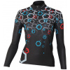 NANO SILVER dámske run tričko so zipsom HEXA čierne so zipsom - 3XL
