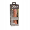 King Cock 8 ohybný realistický vibrátor 25 cm