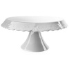 Affek Design MX0643 Podnos na tortu Patera, sivý, 25,5 x 13,3 cm
