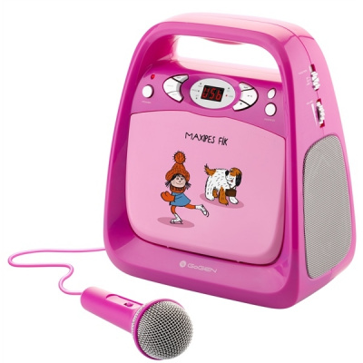 Prehrávač GoGEN CD Maxi Karaoke Maxipes Fík ružový